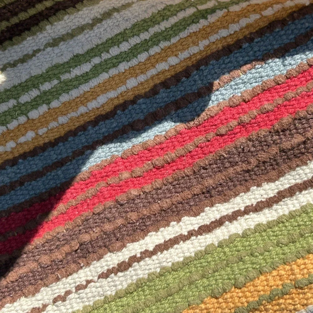 Pier 1 Imports Multicolor Striped Rug‎ 33